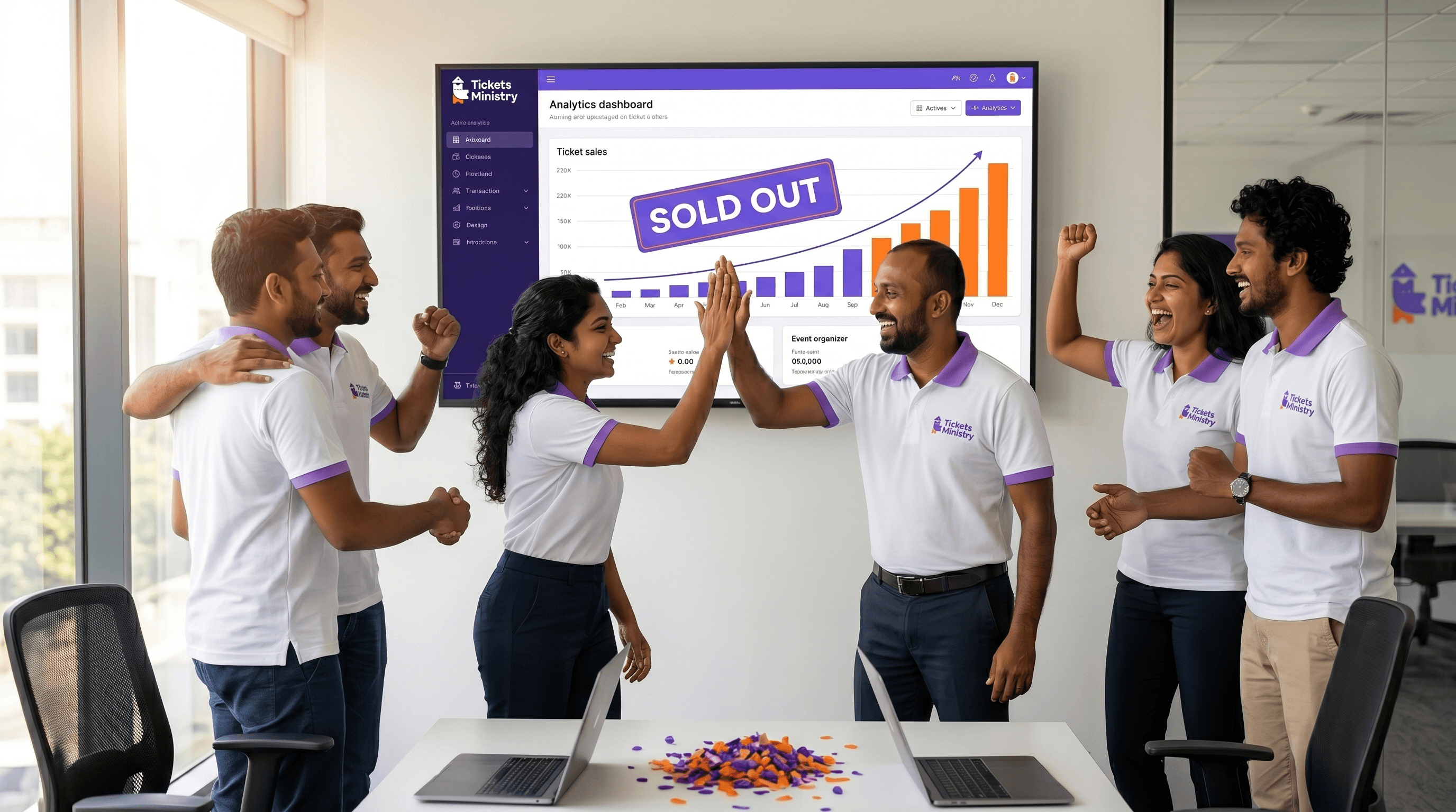 Live event at TicketsMinistry